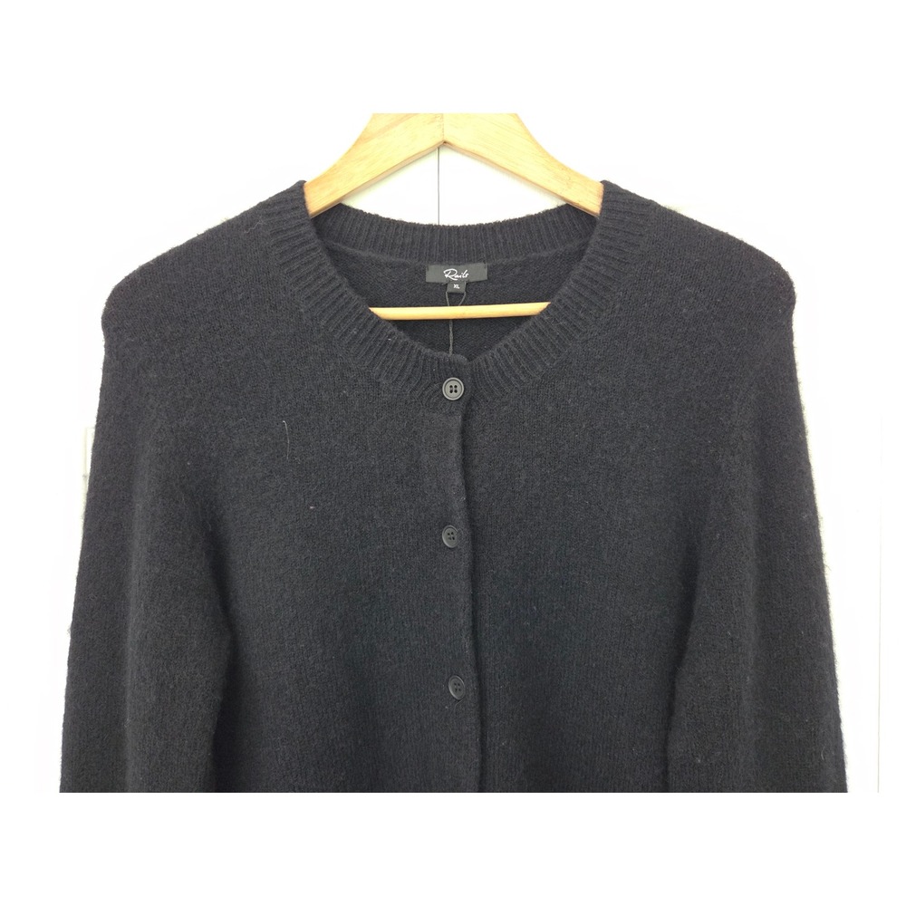 Rails Matilda Cardigan Wool Cashmere Blend‎ Womens XL Black NWT $228 - Picture 2 of 9